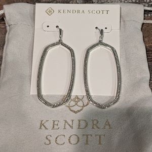 New Kendra Scott Danielle Open Frame Earrings